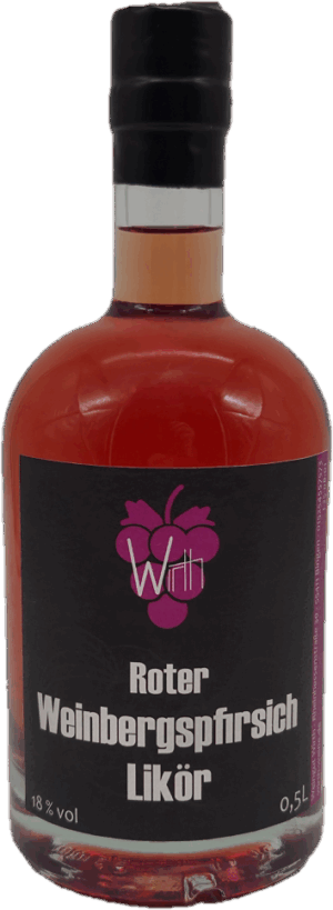 Roter Weinbergpfirsich Likör